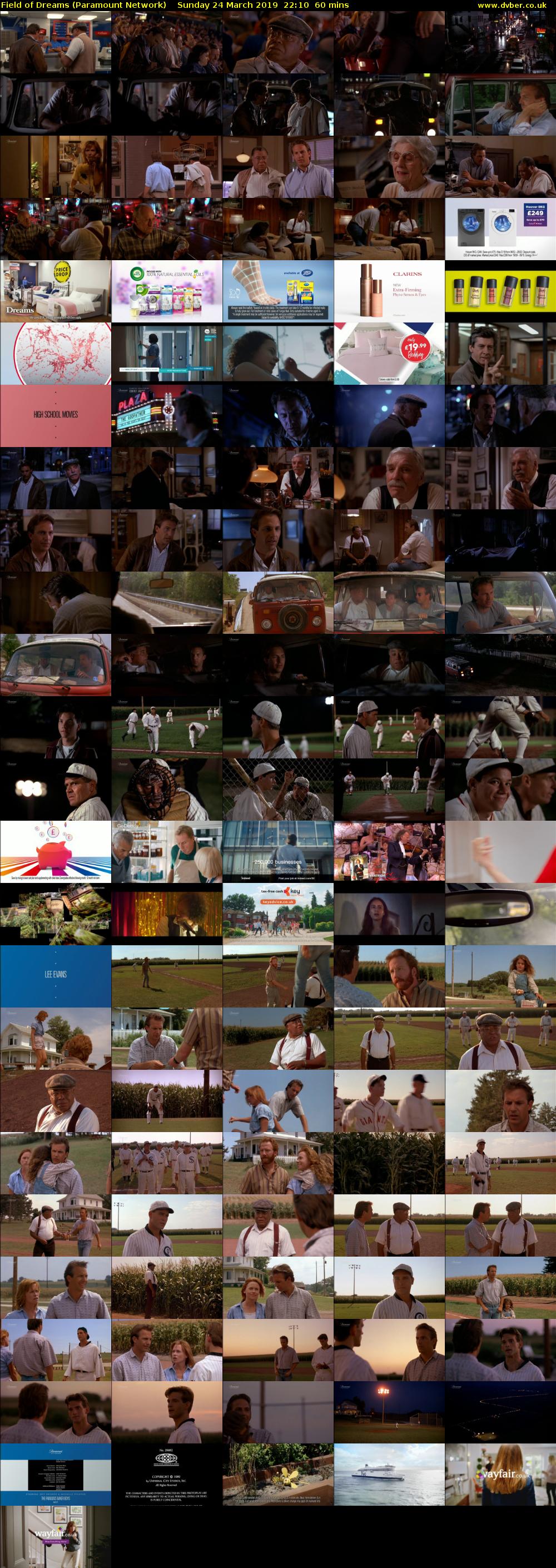 Field of Dreams (Paramount Network) Sunday 24 March 2019 22:10 - 23:10