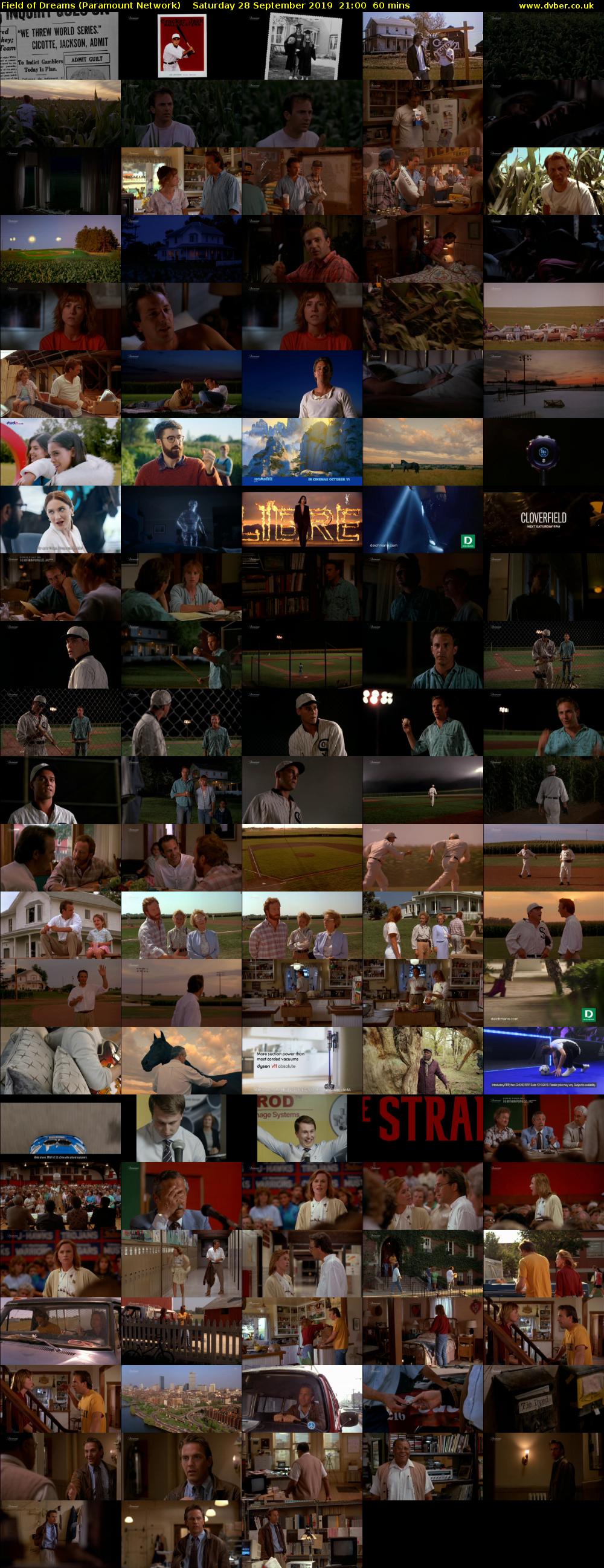 Field of Dreams (Paramount Network) Saturday 28 September 2019 21:00 - 22:00