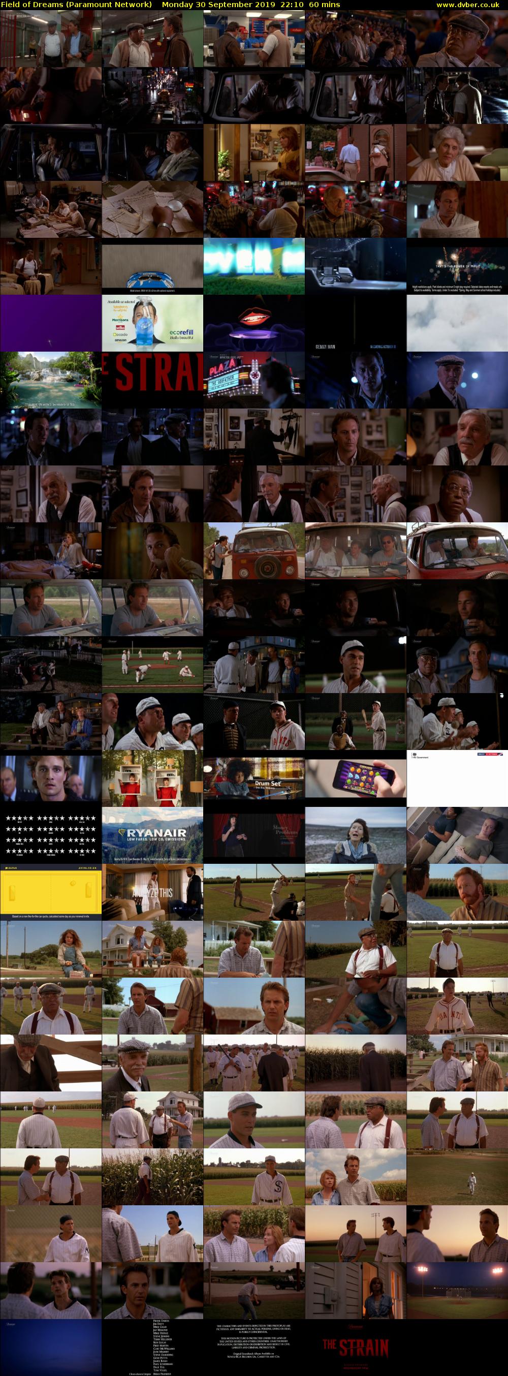 Field of Dreams (Paramount Network) Monday 30 September 2019 22:10 - 23:10