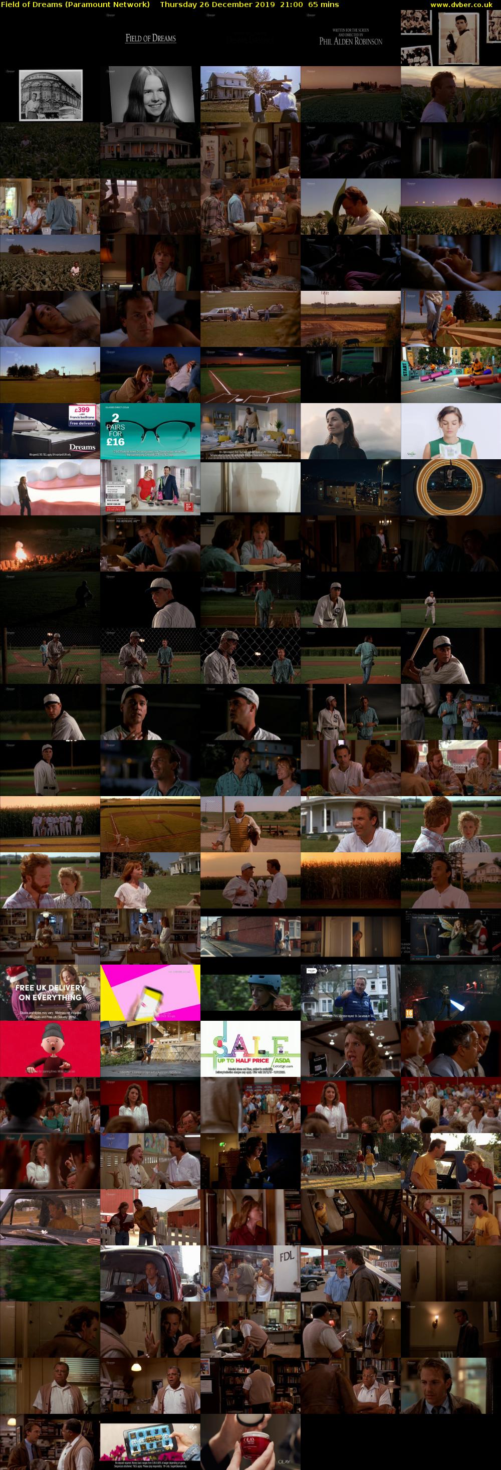 Field of Dreams (Paramount Network) Thursday 26 December 2019 21:00 - 22:05