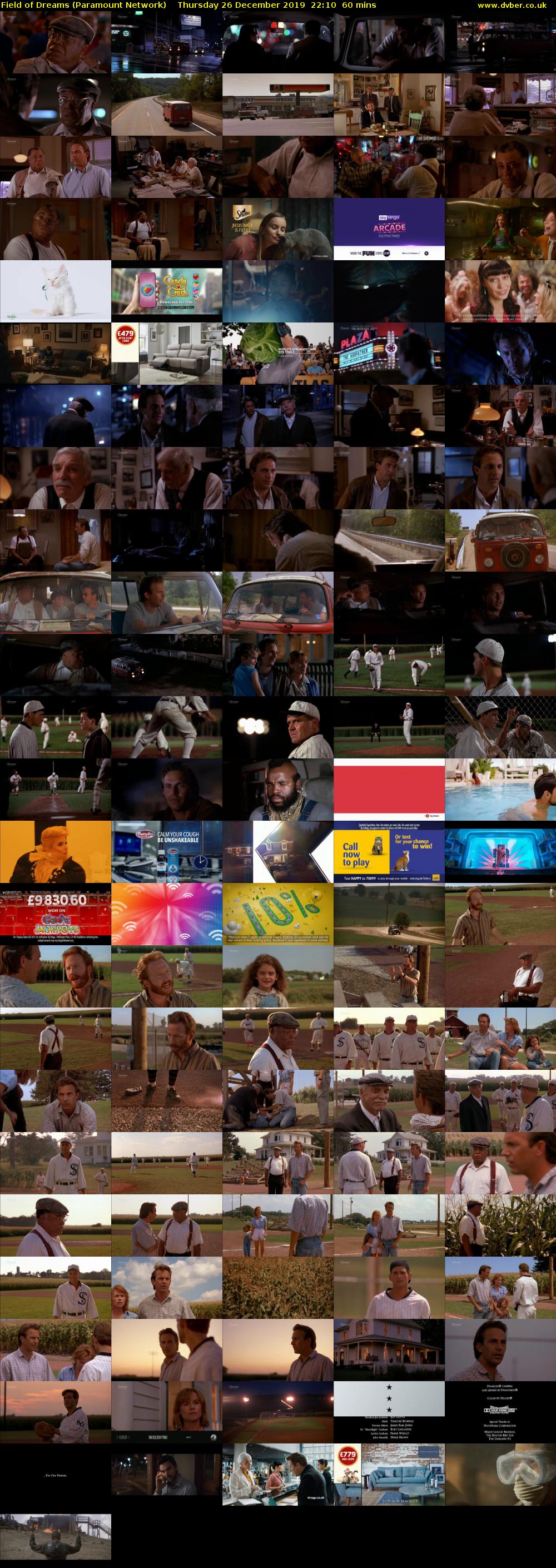 Field of Dreams (Paramount Network) Thursday 26 December 2019 22:10 - 23:10
