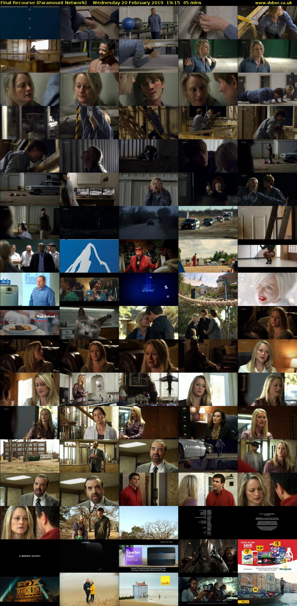 Final Recourse (Paramount Network) Wednesday 20 February 2019 19:15 - 20:00
