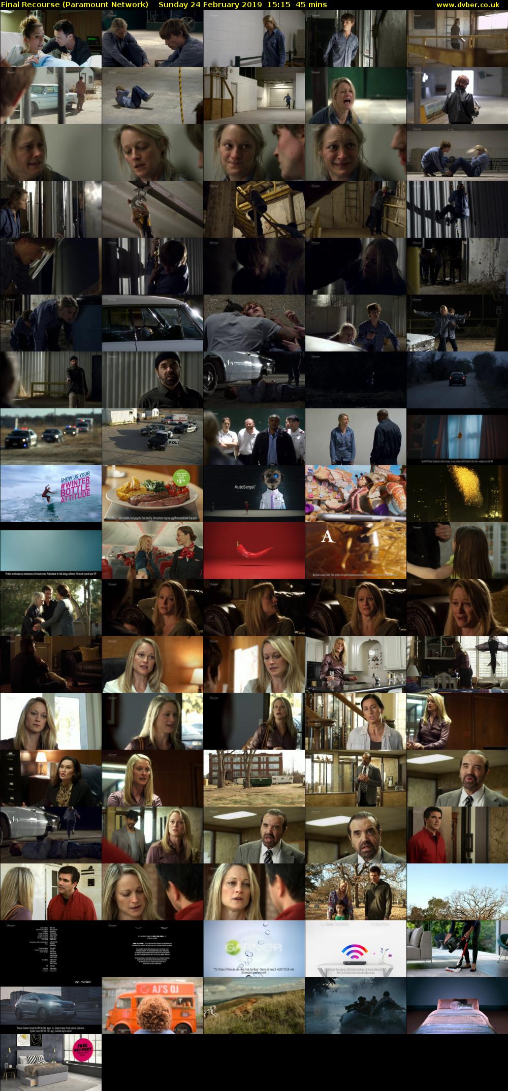 Final Recourse (Paramount Network) Sunday 24 February 2019 15:15 - 16:00