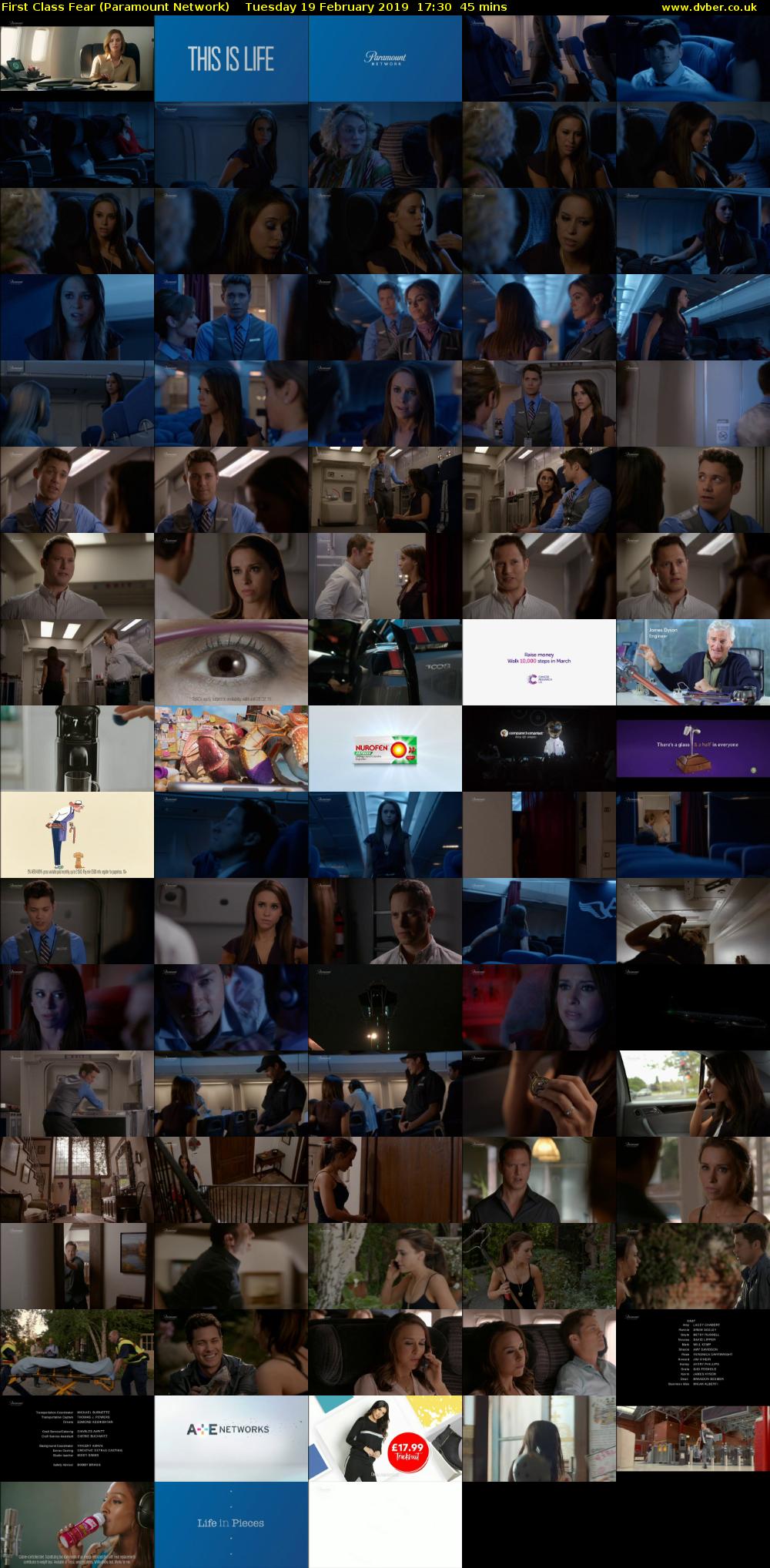First Class Fear (Paramount Network) Tuesday 19 February 2019 17:30 - 18:15