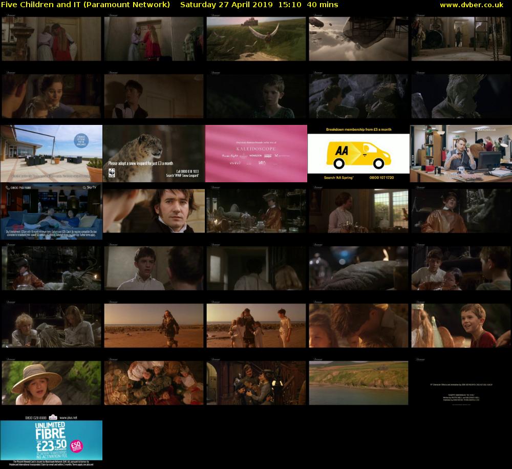 Five Children and IT (Paramount Network) Saturday 27 April 2019 15:10 - 15:50