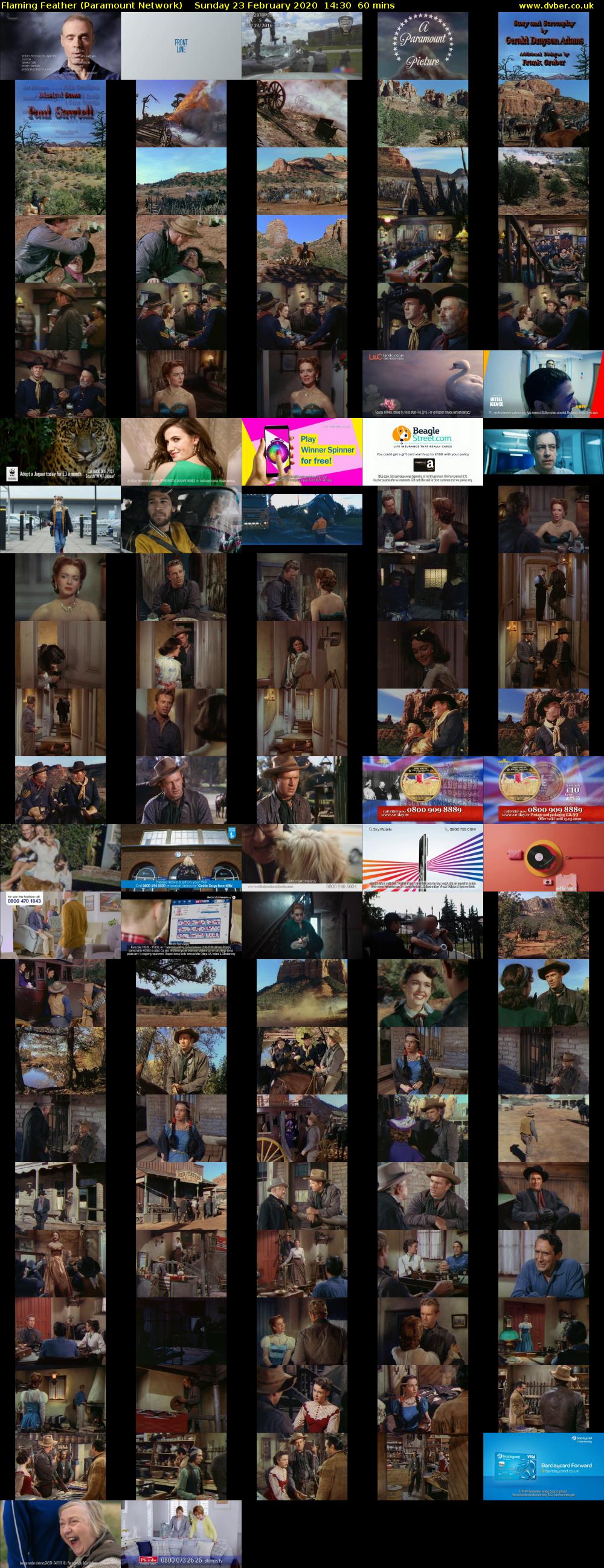 Flaming Feather (Paramount Network) Sunday 23 February 2020 14:30 - 15:30