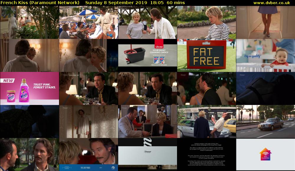 French Kiss (Paramount Network) Sunday 8 September 2019 18:05 - 19:05