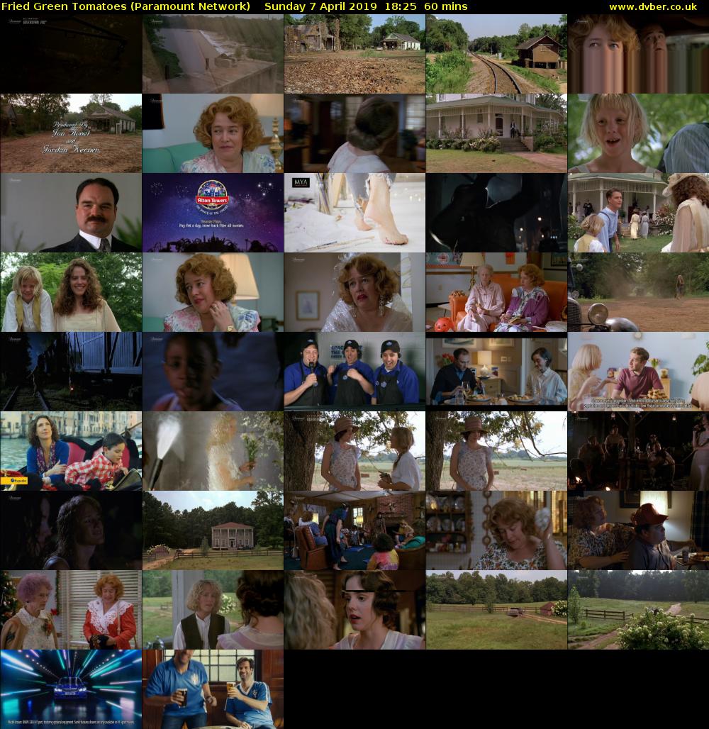 Fried Green Tomatoes (Paramount Network) Sunday 7 April 2019 18:25 - 19:25