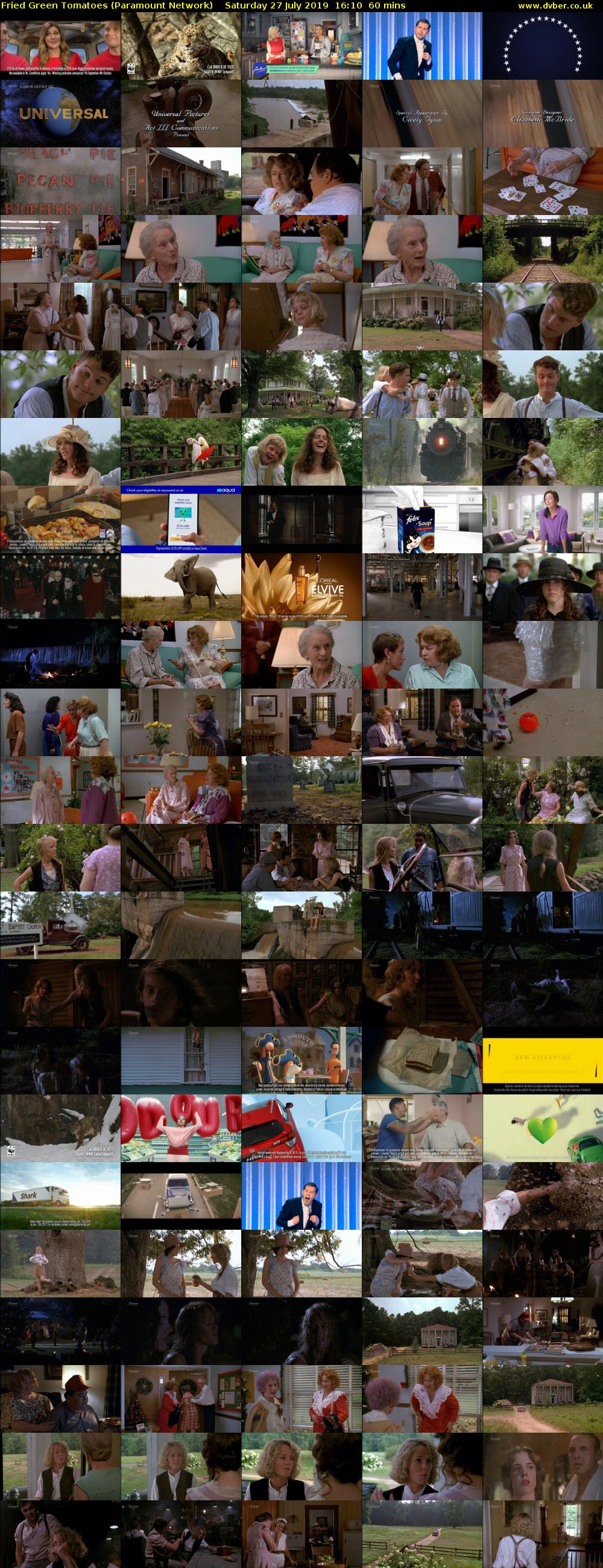 Fried Green Tomatoes (Paramount Network) Saturday 27 July 2019 16:10 - 17:10