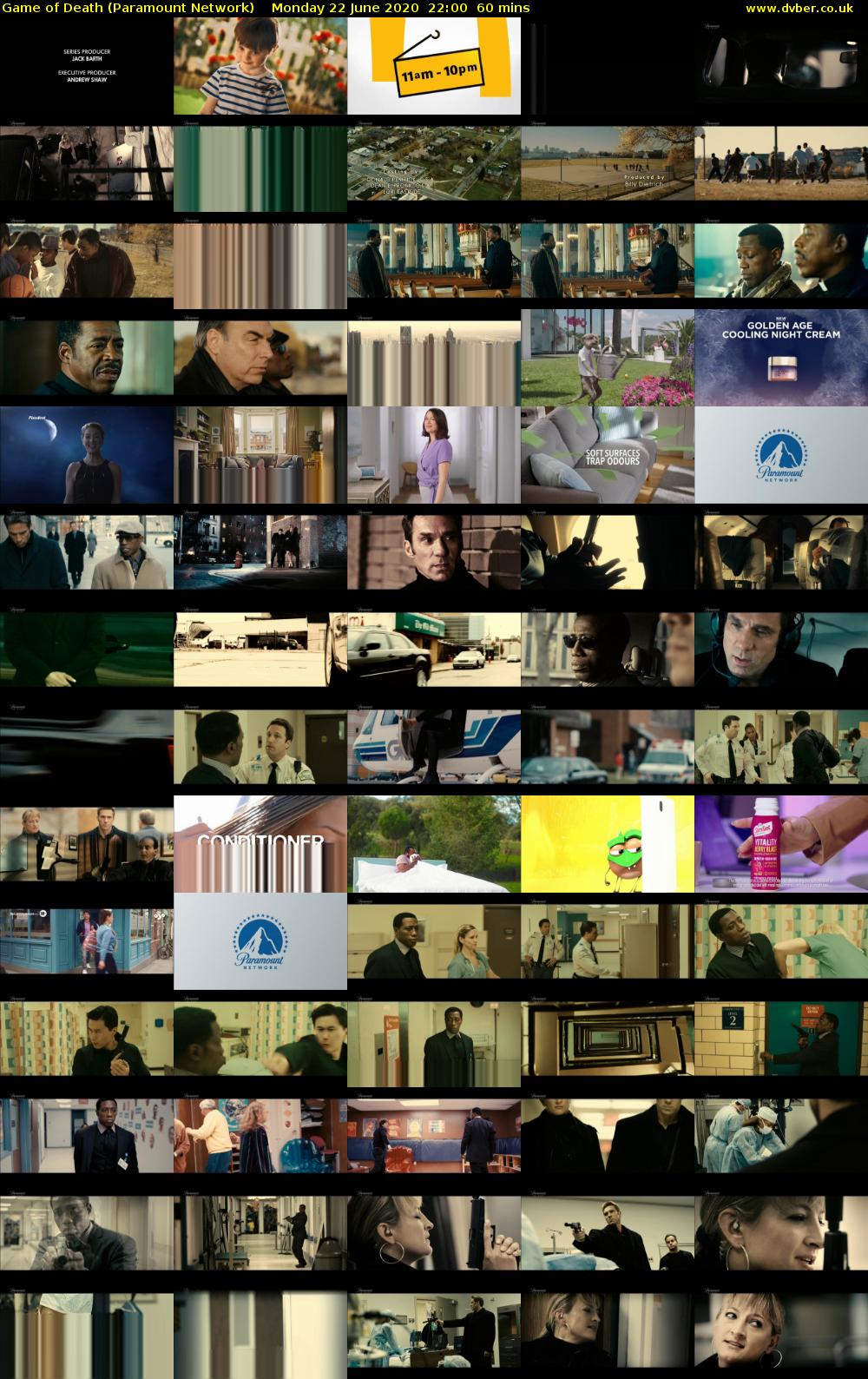 Game of Death (Paramount Network) Monday 22 June 2020 22:00 - 23:00