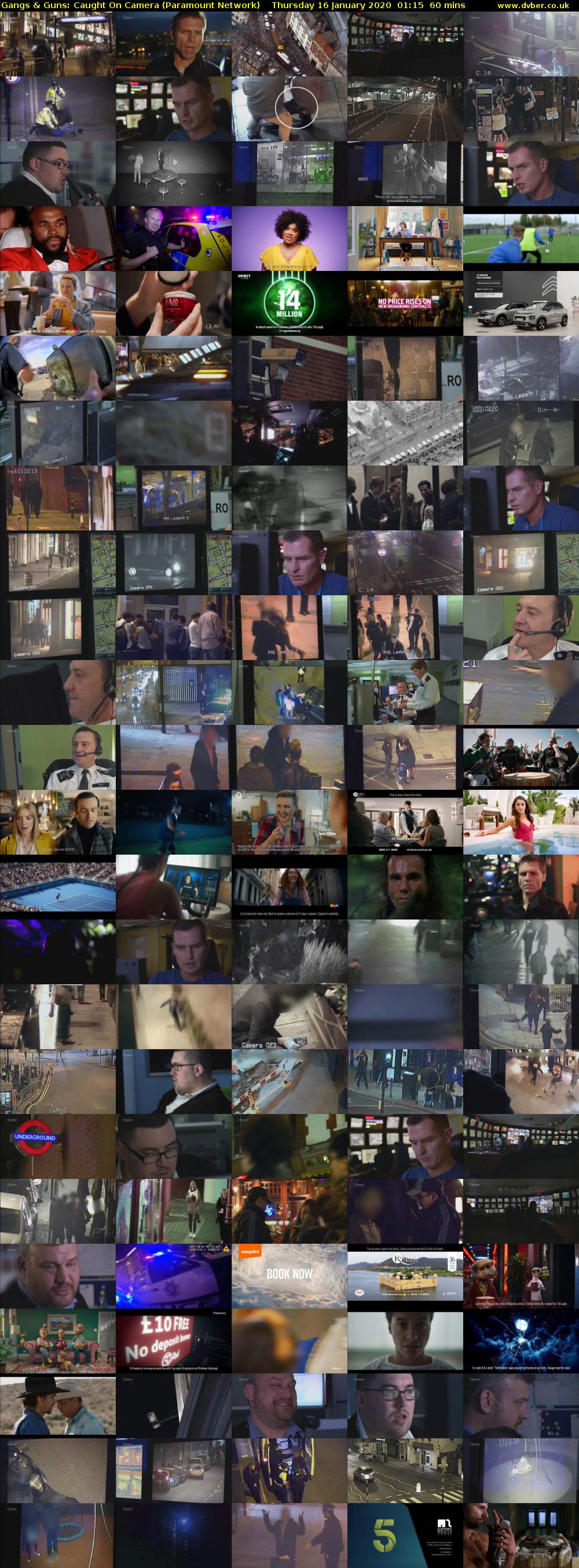Gangs & Guns: Caught On Camera (Paramount Network) Thursday 16 January 2020 01:15 - 02:15