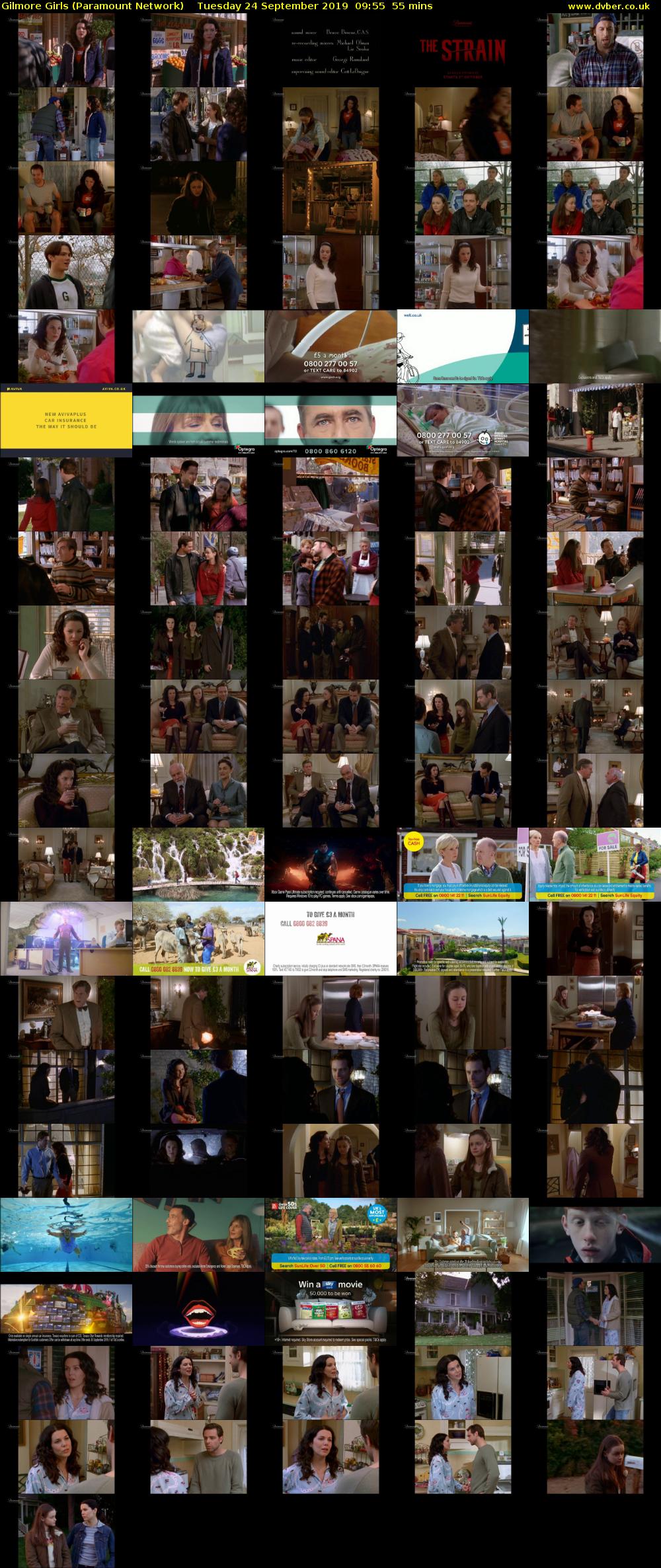 Gilmore Girls (Paramount Network) Tuesday 24 September 2019 09:55 - 10:50