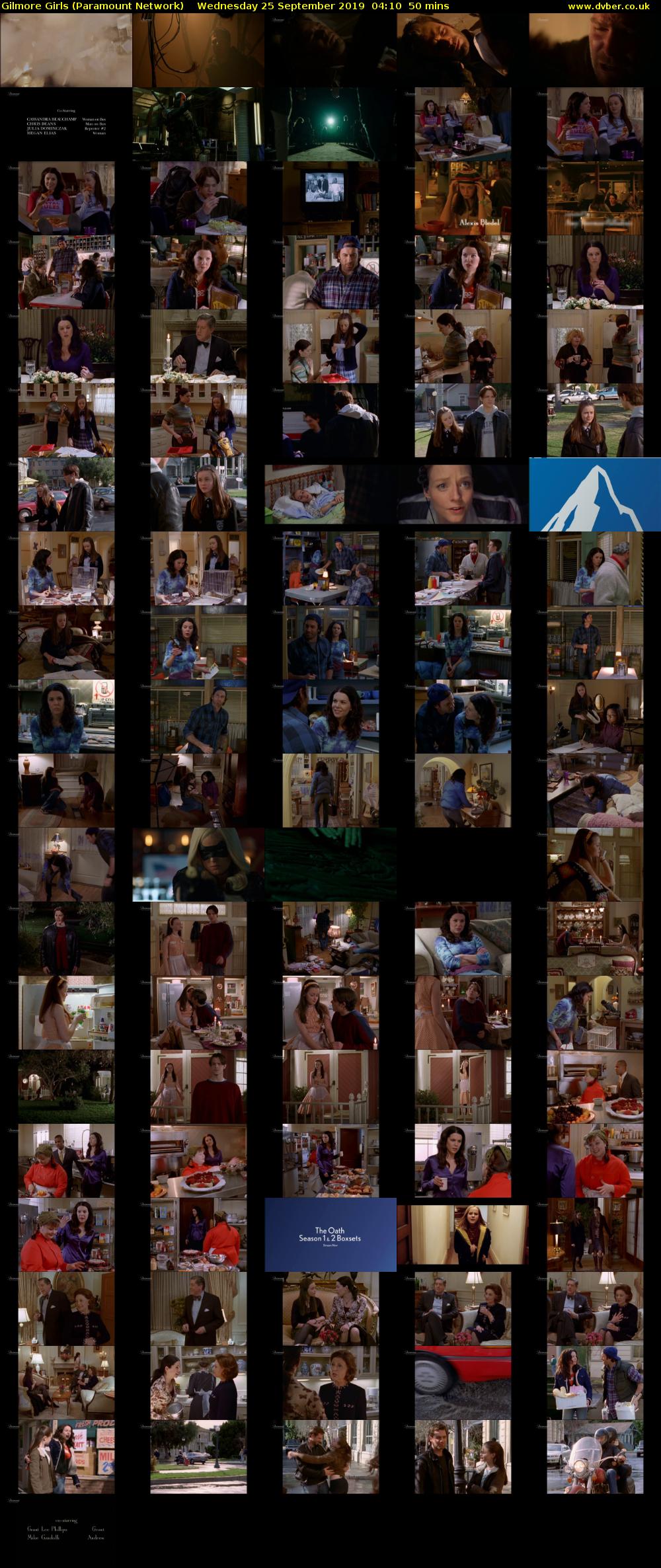 Gilmore Girls (Paramount Network) Wednesday 25 September 2019 04:10 - 05:00