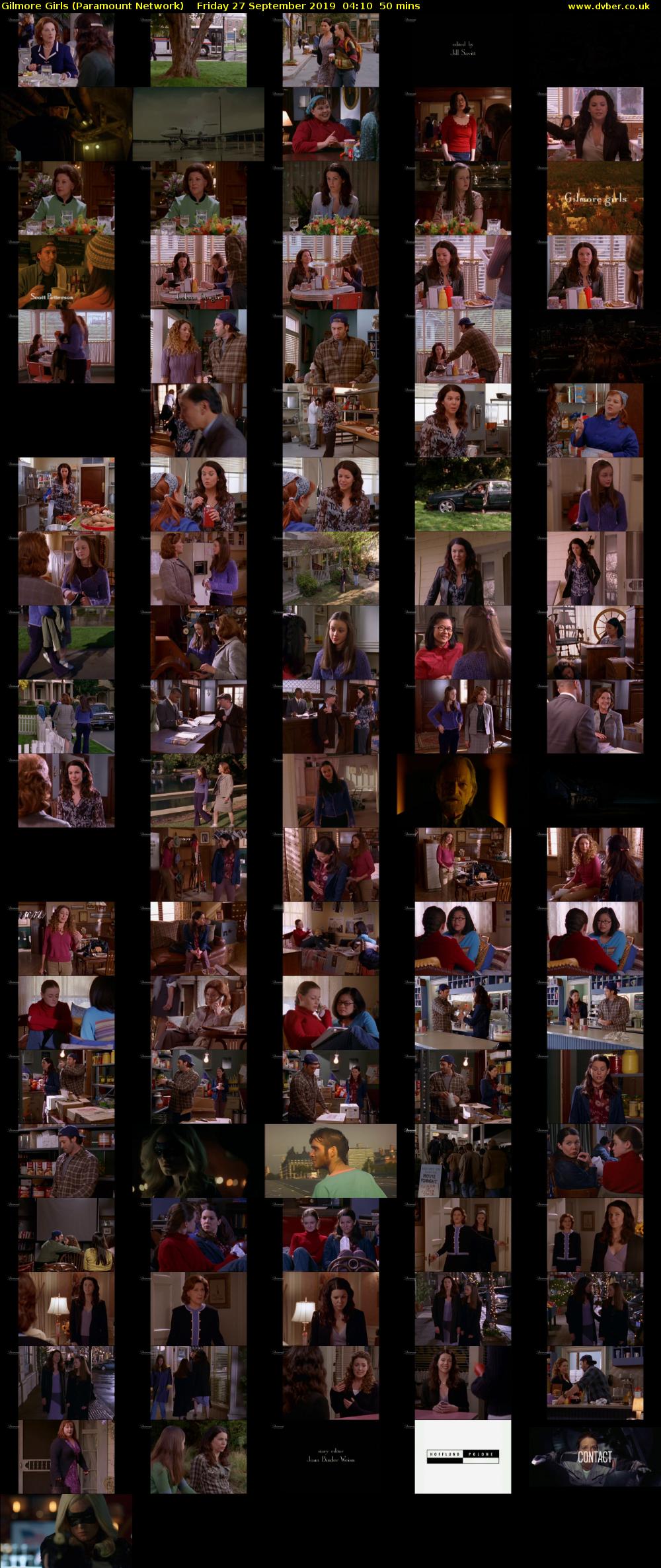 Gilmore Girls (Paramount Network) Friday 27 September 2019 04:10 - 05:00