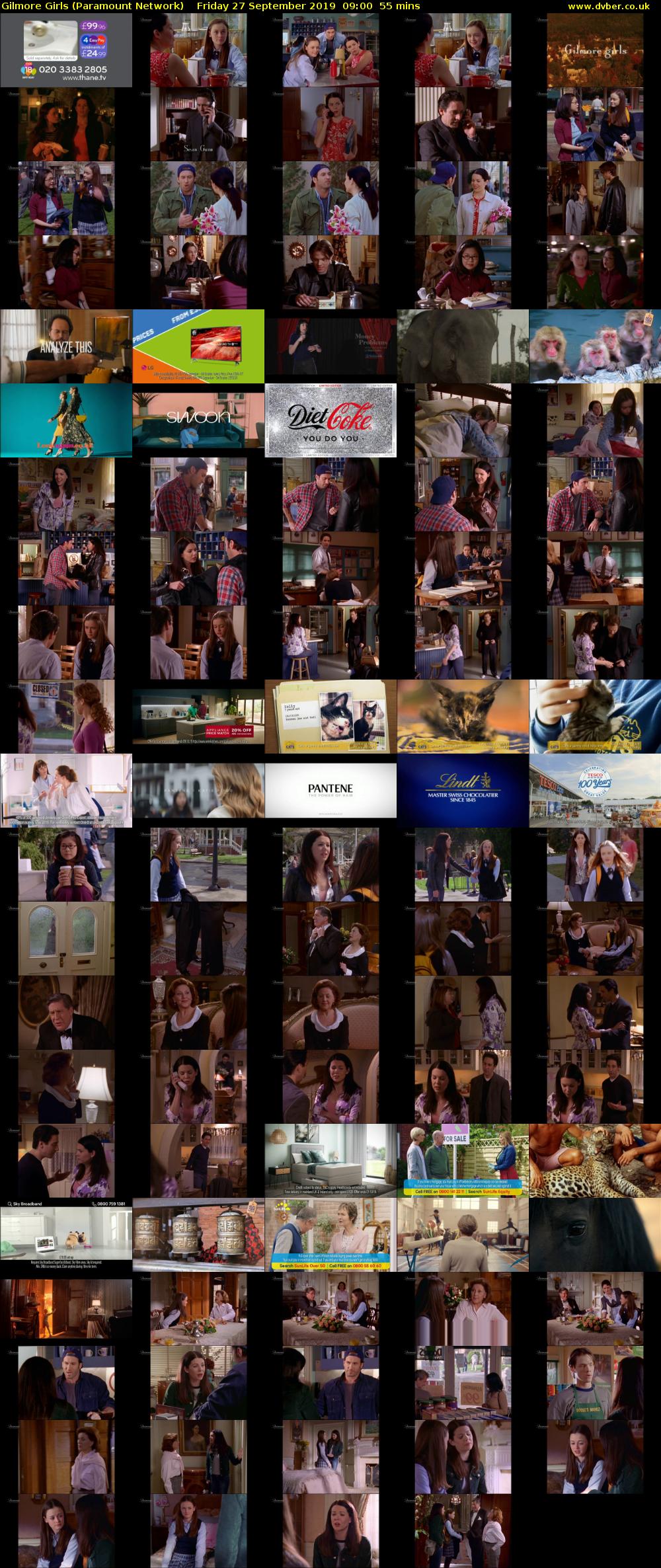 Gilmore Girls (Paramount Network) Friday 27 September 2019 09:00 - 09:55