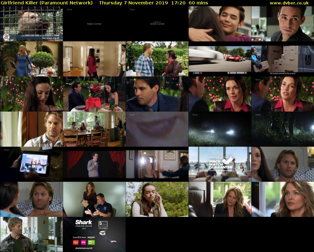 Girlfriend Killer (Paramount Network) Thursday 7 November 2019 17:20 - 18:20
