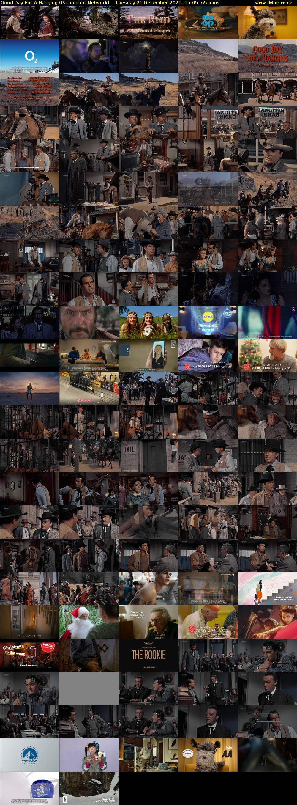 Good Day For A Hanging (Paramount Network) Tuesday 21 December 2021 15:05 - 16:10