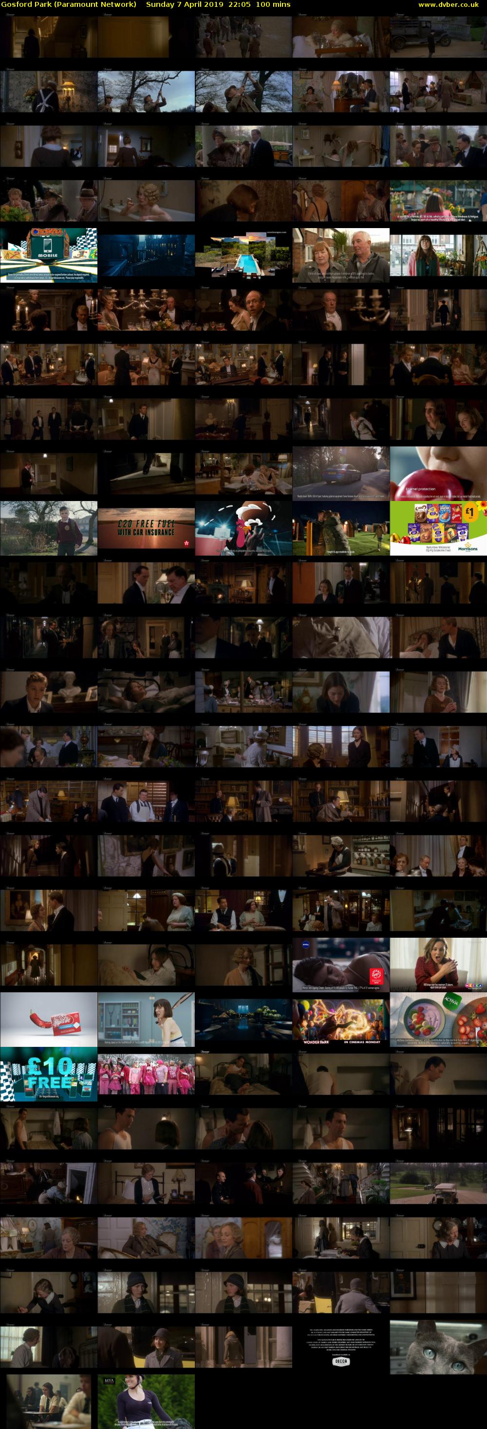 Gosford Park (Paramount Network) Sunday 7 April 2019 22:05 - 23:45