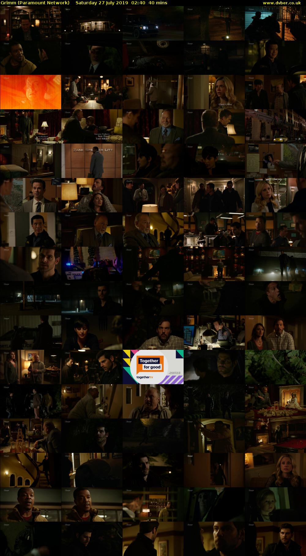 Grimm (Paramount Network) Saturday 27 July 2019 02:40 - 03:20