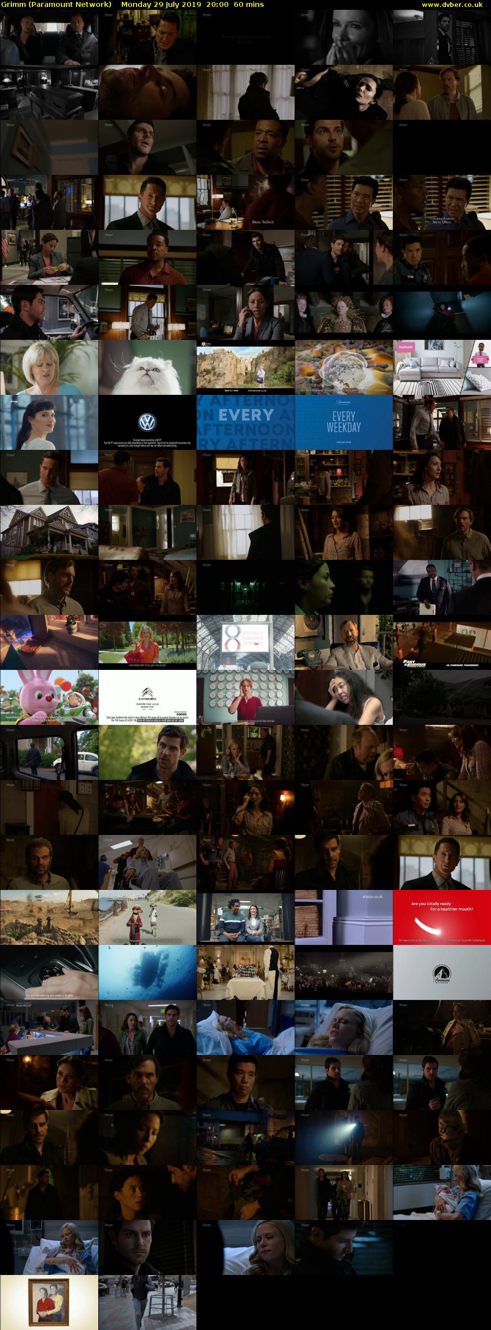 Grimm (Paramount Network) Monday 29 July 2019 20:00 - 21:00