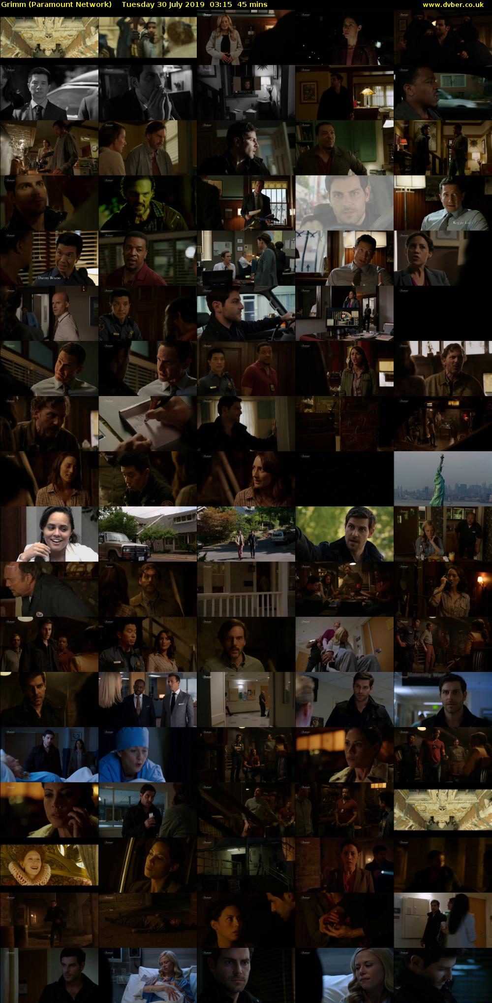 Grimm (Paramount Network) Tuesday 30 July 2019 03:15 - 04:00