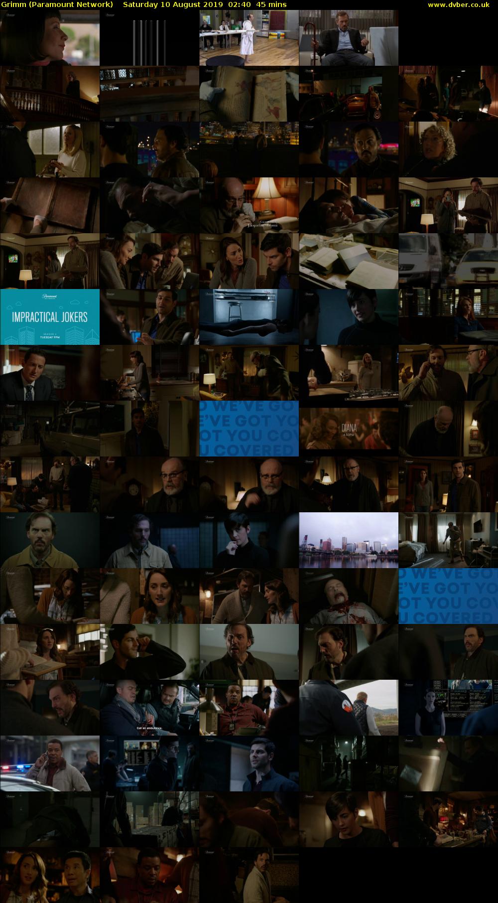 Grimm (Paramount Network) Saturday 10 August 2019 02:40 - 03:25