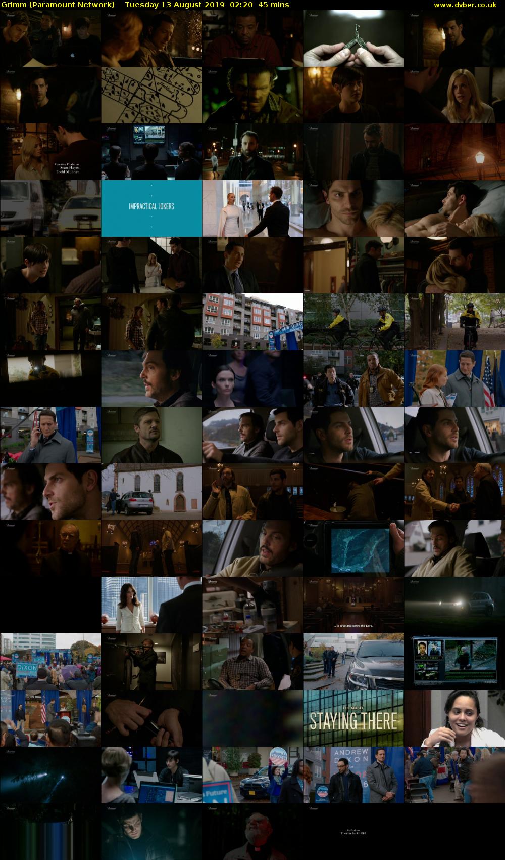 Grimm (Paramount Network) Tuesday 13 August 2019 02:20 - 03:05
