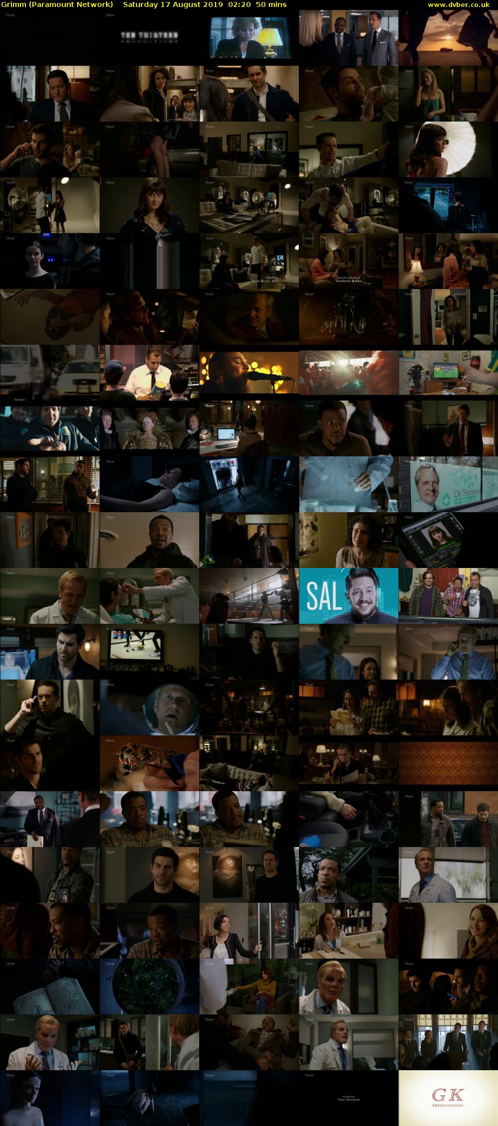 Grimm (Paramount Network) Saturday 17 August 2019 02:20 - 03:10