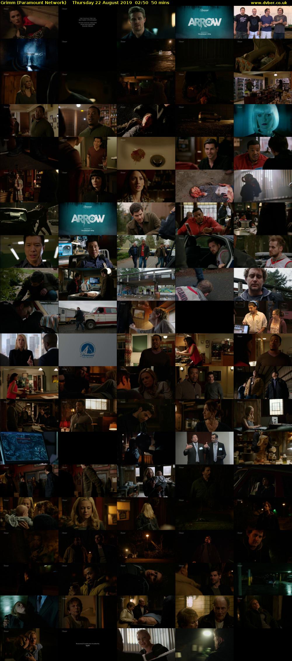 Grimm (Paramount Network) Thursday 22 August 2019 02:50 - 03:40