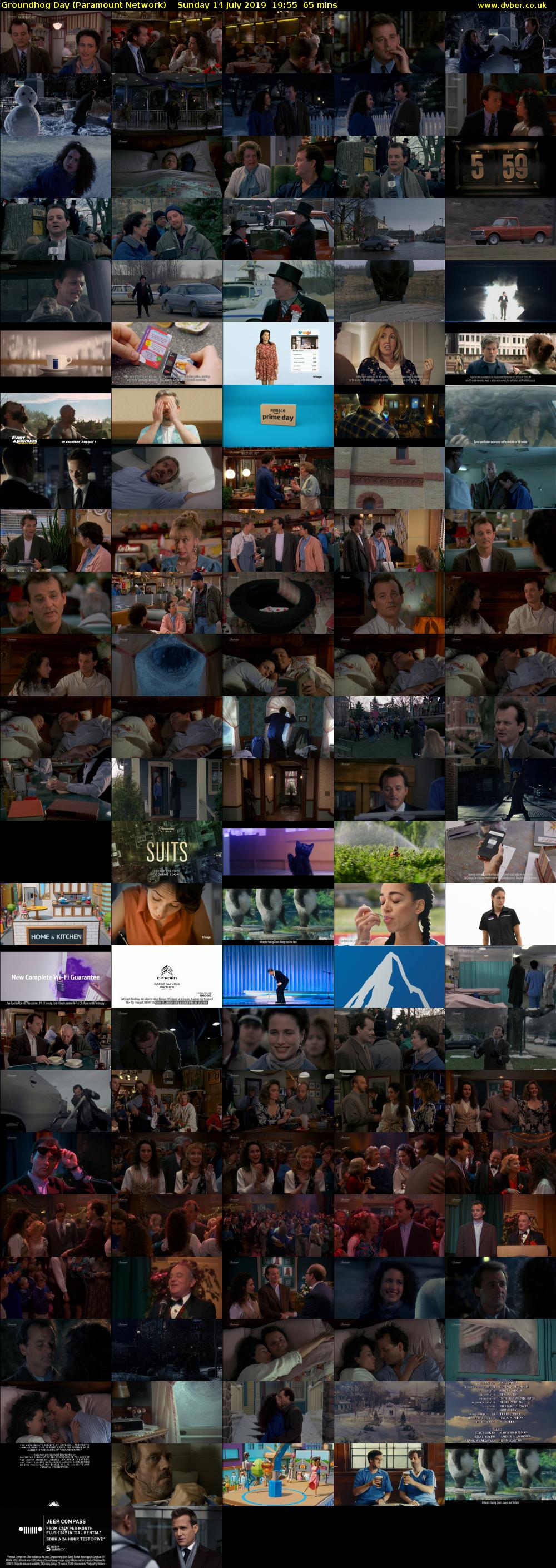 Groundhog Day (Paramount Network) Sunday 14 July 2019 19:55 - 21:00