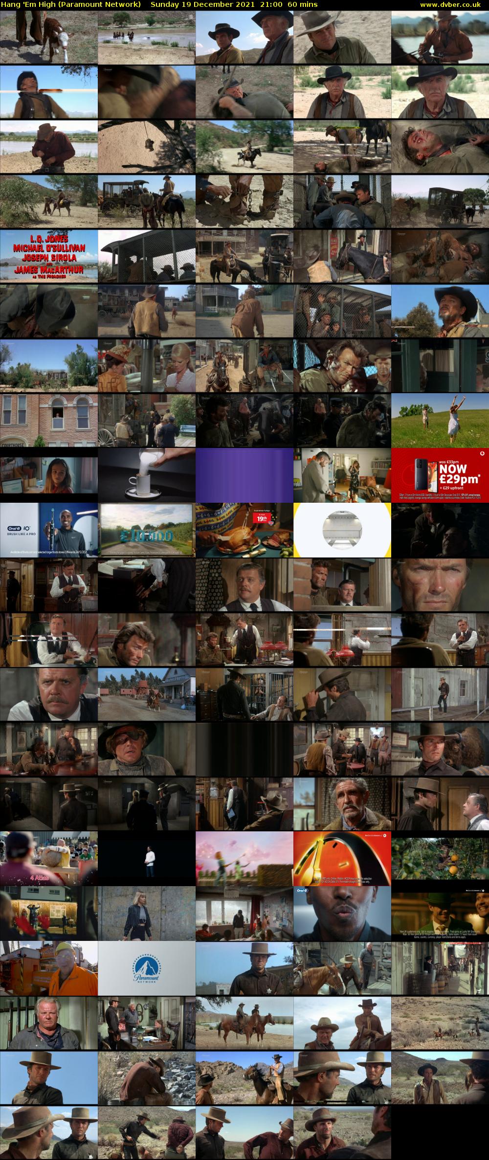 Hang 'Em High (Paramount Network) Sunday 19 December 2021 21:00 - 22:00