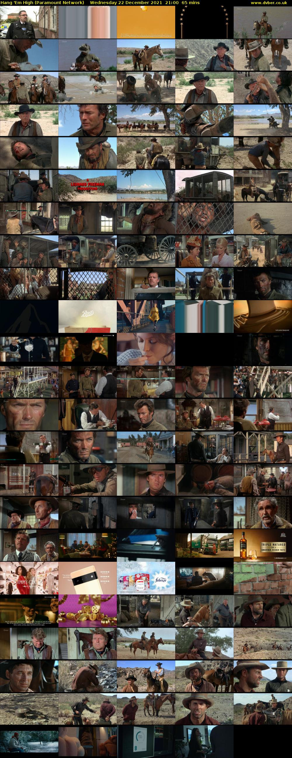 Hang 'Em High (Paramount Network) Wednesday 22 December 2021 21:00 - 22:05