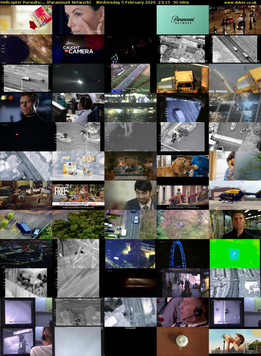 Helicopter Pursuits:... (Paramount Network) Wednesday 5 February 2020 23:15 - 23:45