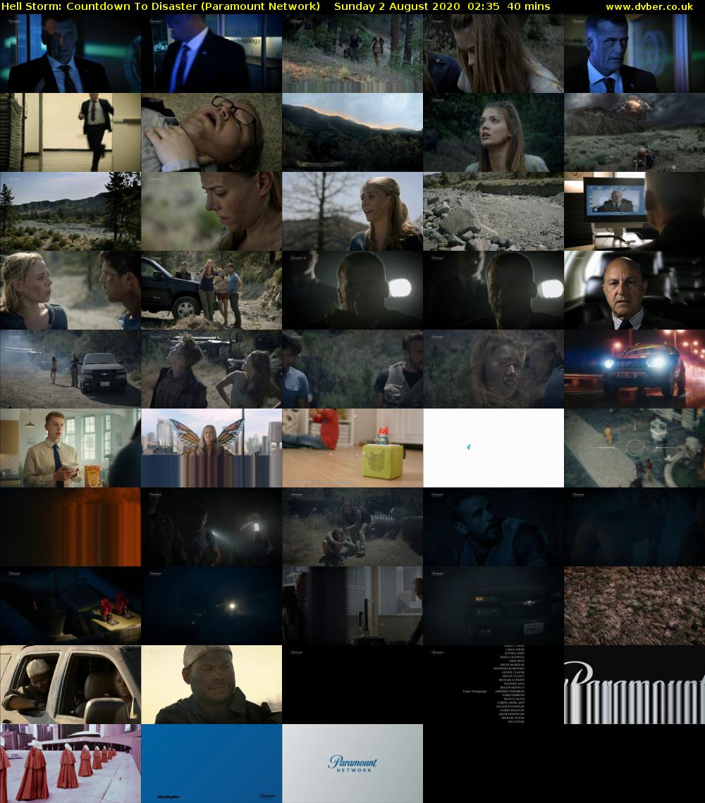 Hell Storm: Countdown To Disaster (Paramount Network) Sunday 2 August 2020 02:35 - 03:15