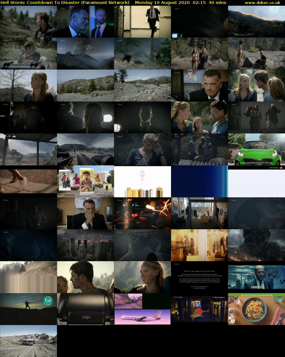 Hell Storm: Countdown To Disaster (Paramount Network) Monday 10 August 2020 02:15 - 02:55