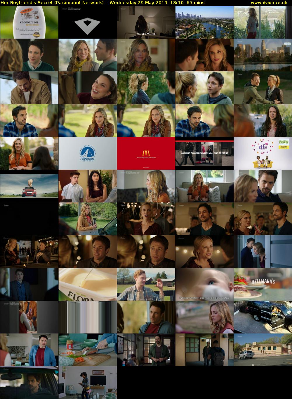 Her Boyfriend's Secret (Paramount Network) Wednesday 29 May 2019 18:10 - 19:15