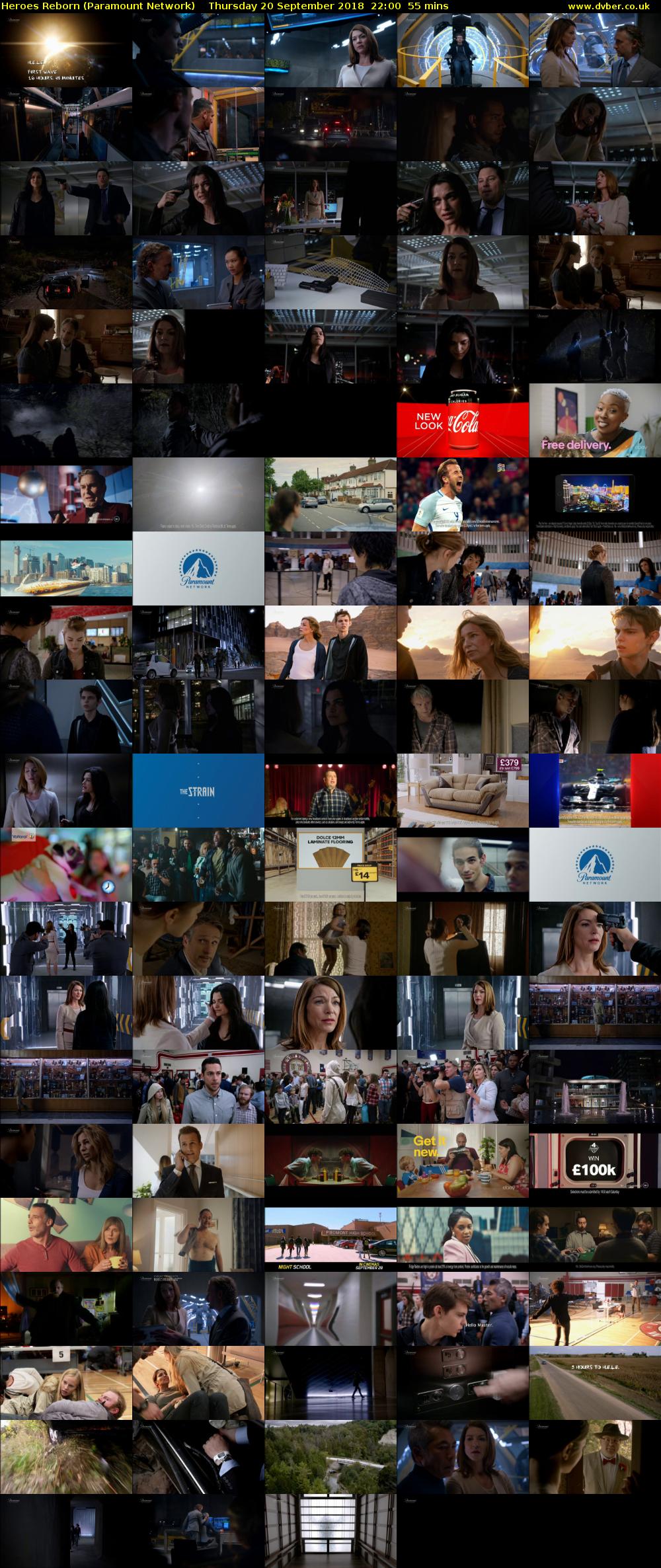 Heroes Reborn (Paramount Network) Thursday 20 September 2018 22:00 - 22:55