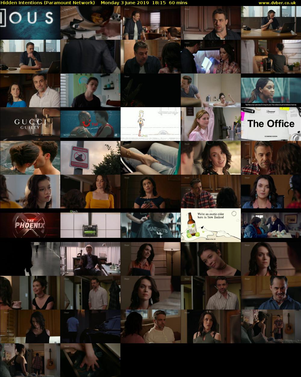 Hidden Intentions (Paramount Network) Monday 3 June 2019 18:15 - 19:15