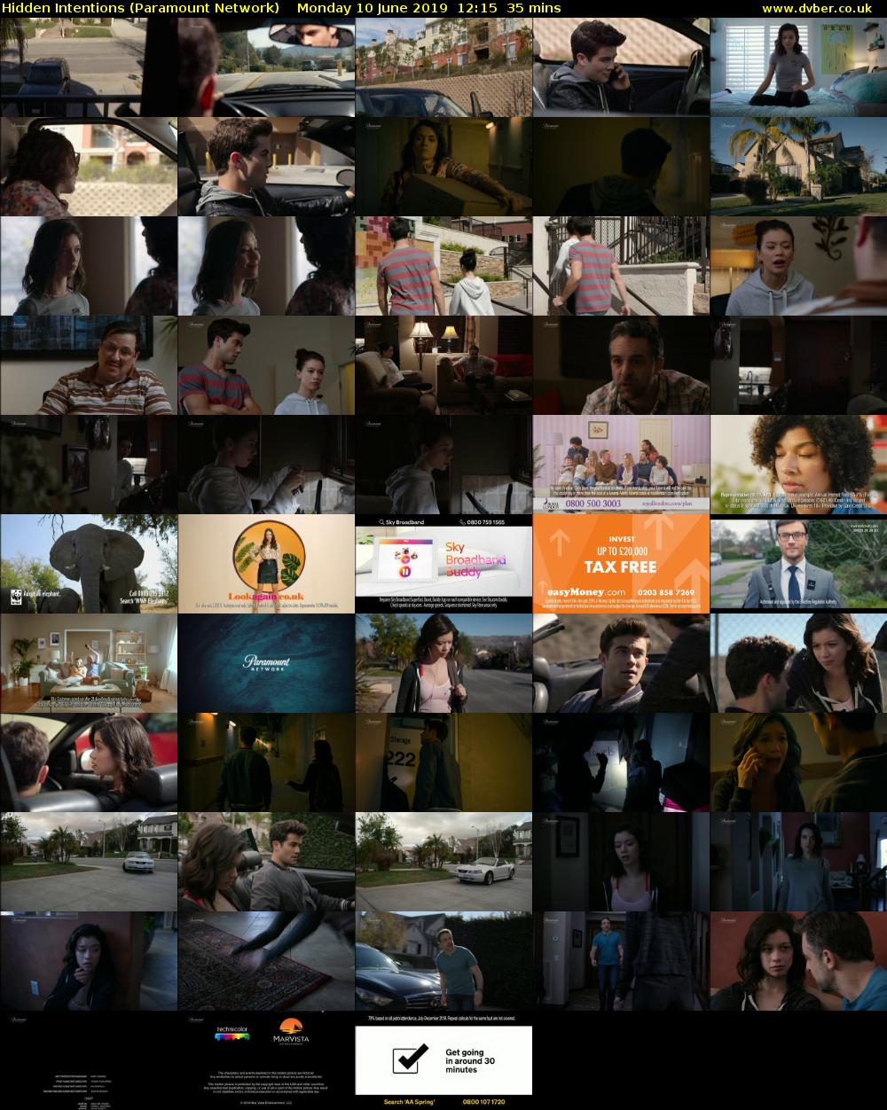 Hidden Intentions (Paramount Network) Monday 10 June 2019 12:15 - 12:50