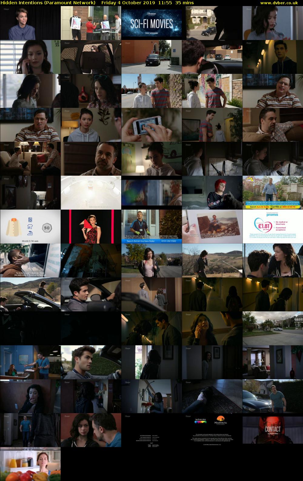 Hidden Intentions (Paramount Network) Friday 4 October 2019 11:55 - 12:30