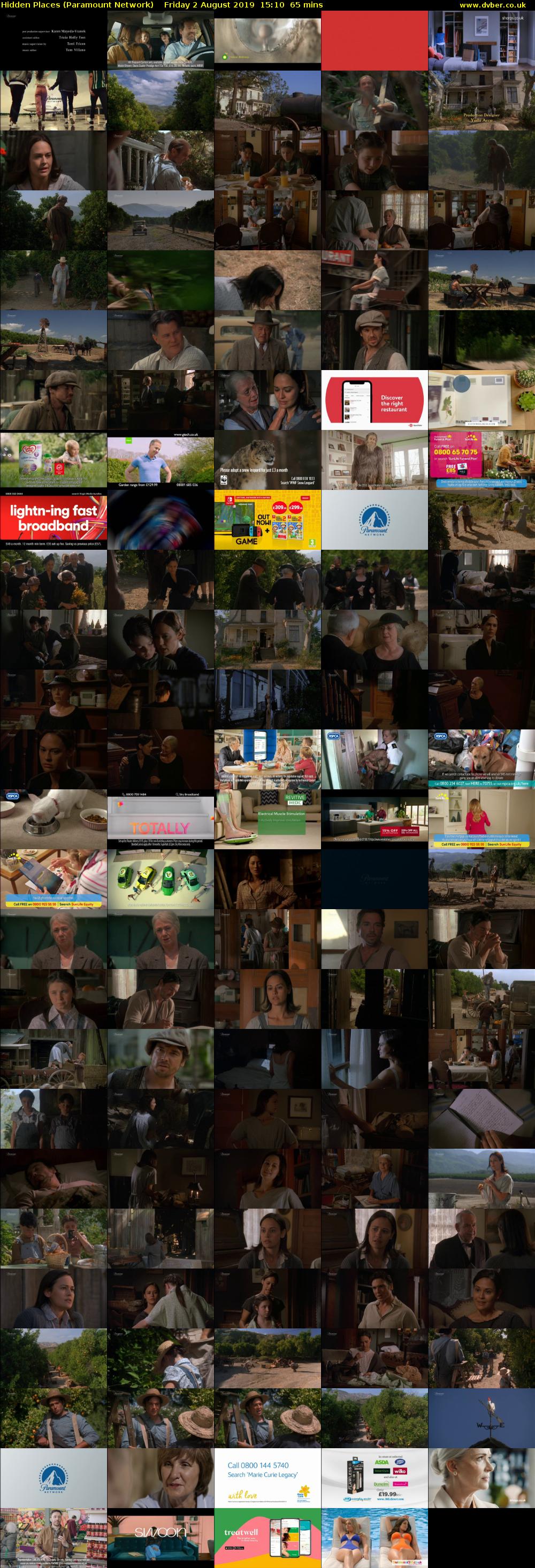 Hidden Places (Paramount Network) Friday 2 August 2019 15:10 - 16:15