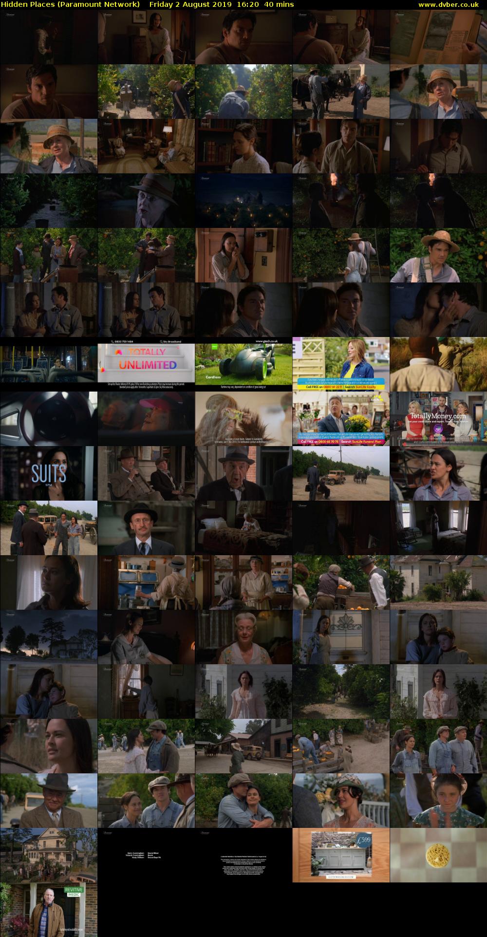 Hidden Places (Paramount Network) Friday 2 August 2019 16:20 - 17:00