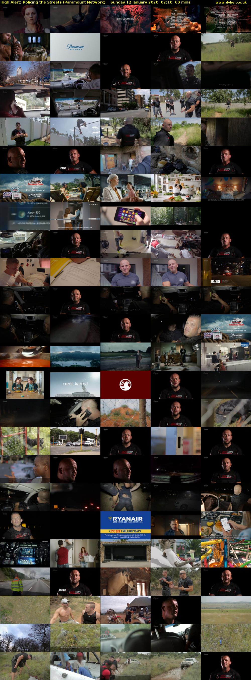 High Alert: Policing the Streets (Paramount Network) Sunday 12 January 2020 02:10 - 03:10