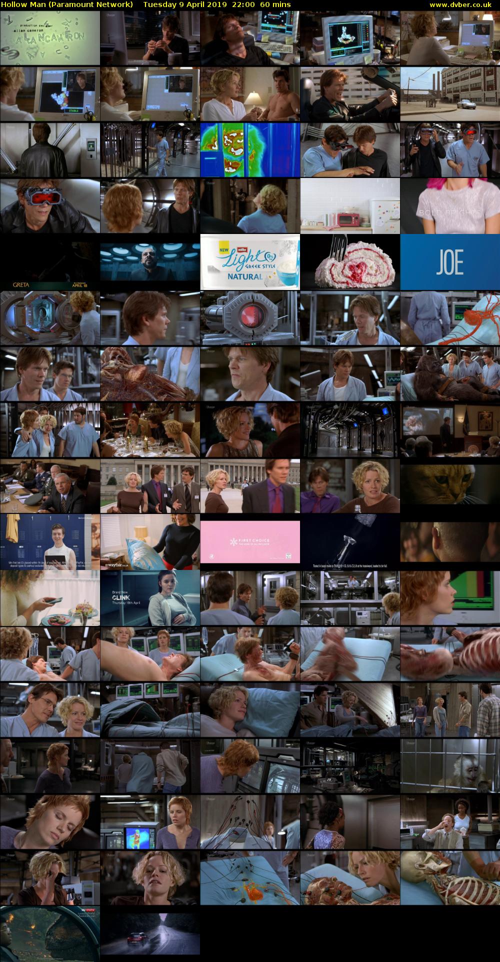 Hollow Man (Paramount Network) Tuesday 9 April 2019 22:00 - 23:00