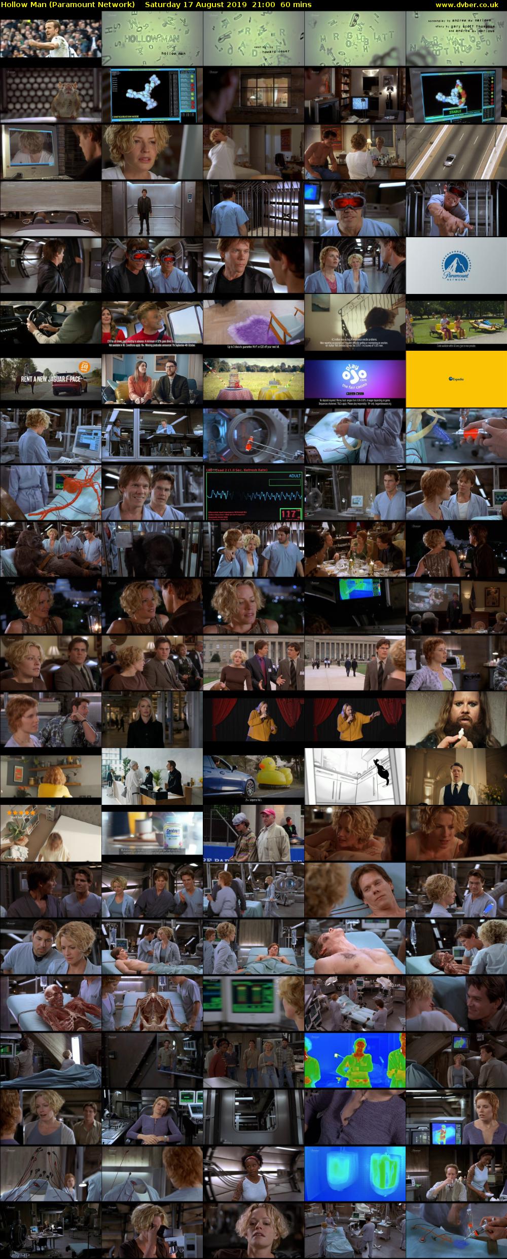 Hollow Man (Paramount Network) Saturday 17 August 2019 21:00 - 22:00