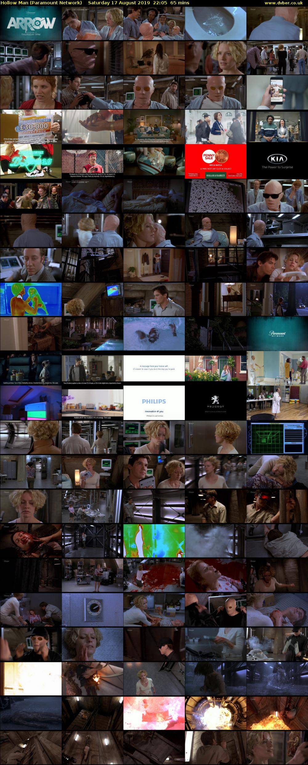 Hollow Man (Paramount Network) Saturday 17 August 2019 22:05 - 23:10