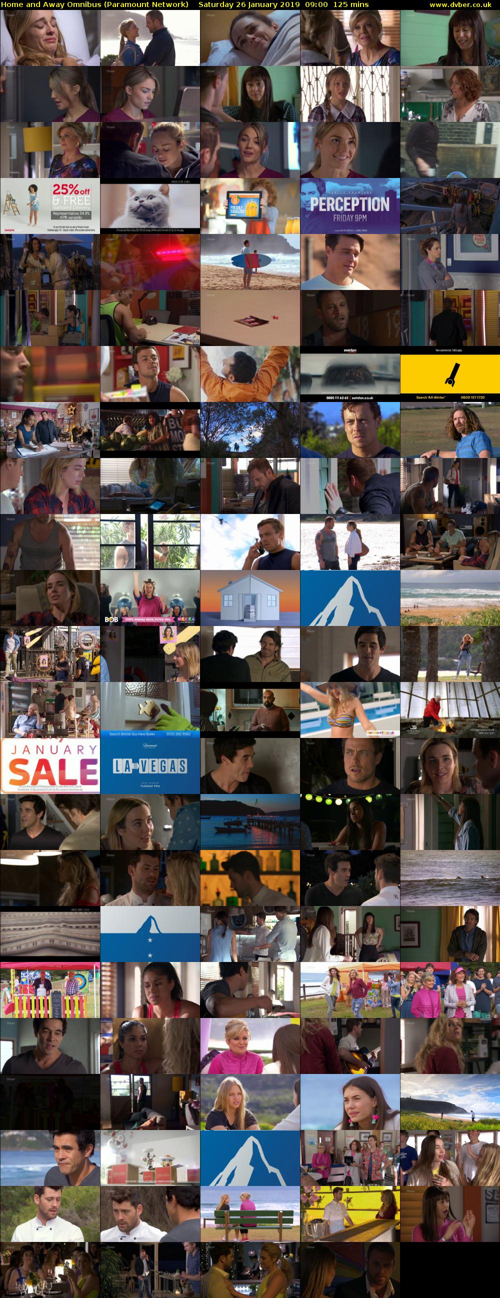Home and Away Omnibus (Paramount Network) Saturday 26 January 2019 09:00 - 11:05