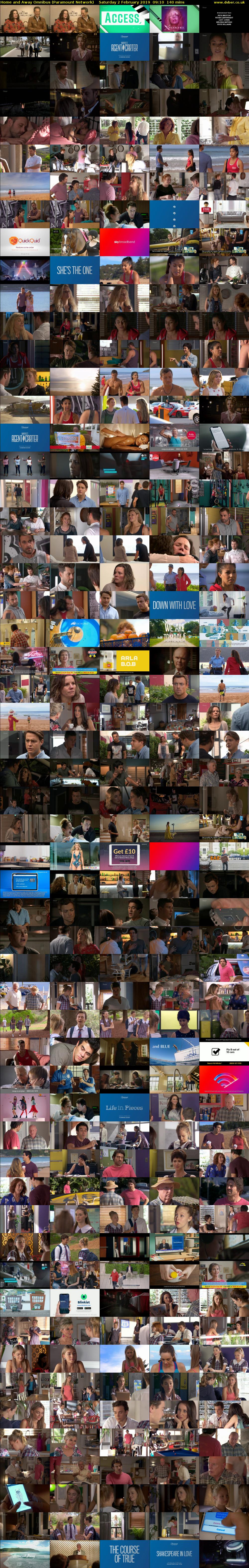 Home and Away Omnibus (Paramount Network) Saturday 2 February 2019 09:10 - 11:30