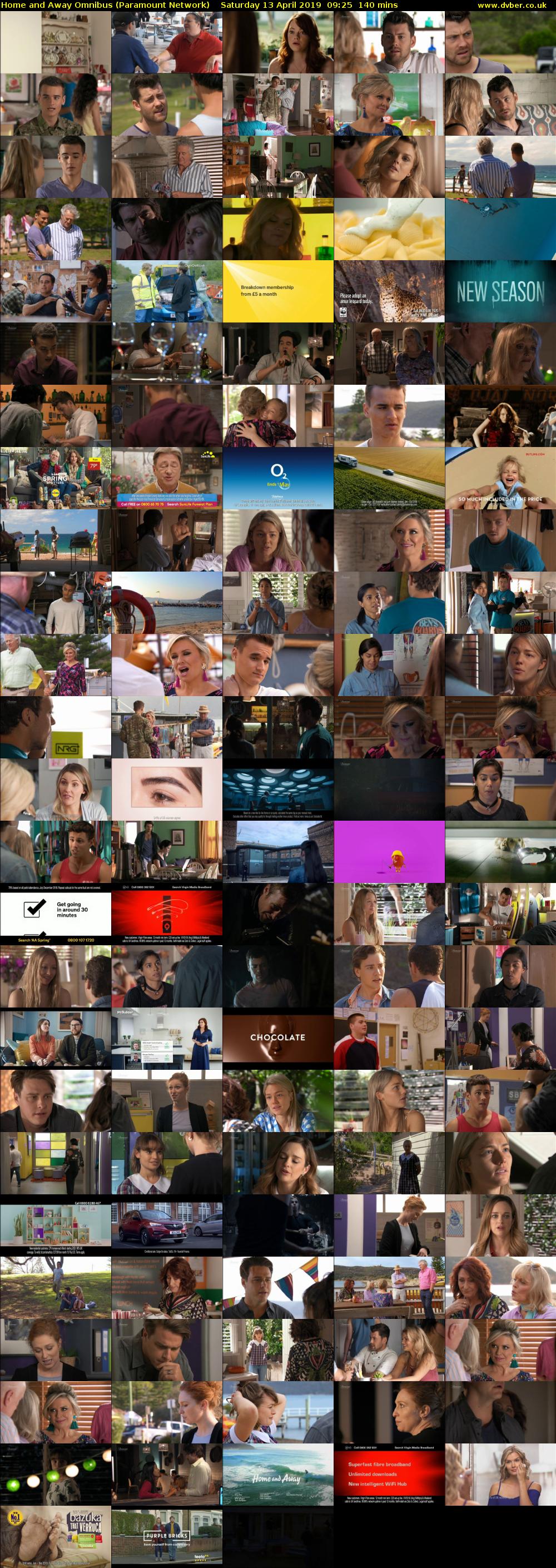 Home and Away Omnibus (Paramount Network) Saturday 13 April 2019 09:25 - 11:45