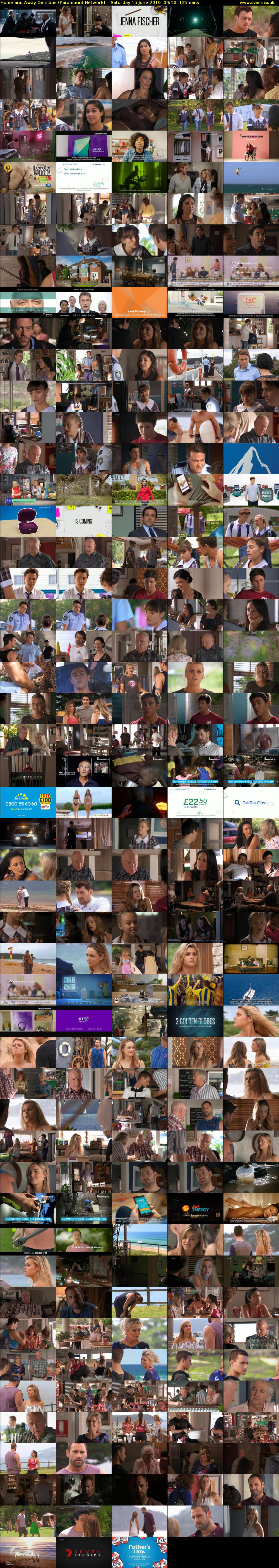 Home and Away Omnibus (Paramount Network) Saturday 15 June 2019 09:10 - 11:25